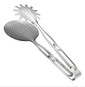 Pince de filtration d'huile de friture en acier inoxydable DFT23, pince alimentaire creuse, pince à steak, spatule à poisson, pelle à barbecue, gadgets de cuisine - Product Image 2