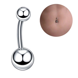 Anneaux de <span class=keywords><strong>piercing</strong></span> au <span class=keywords><strong>nombril</strong></span> en titane Gaby G23, ASTM-F136, anneau de <span class=keywords><strong>nombril</strong></span> à filetage externe, bijoux de <span class=keywords><strong>piercing</strong></span> corporel en titane - Product Image 2