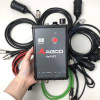 Herramienta de Diagnóstico AGCO 4X4 VCI, Dongle USB, Compatible con K-line WIFI para AGCO SISU Power WinEEM4 EDT FENDT FenDias, Laptop Getac