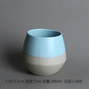 Cổ Điển Nhật Bản Thô Gốm Đất Nung Tumbler Không Tay Cầm Nước Cà Phê <span class=keywords><strong>Espresso</strong></span> Tea Cup - Product Image 6