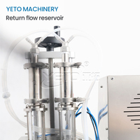 Machine de remplissage semi-automatique sous vide YETO 100 500 1000L pour parfums, huiles comestibles et bouteilles de vin