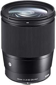 Objetivo Sigma 16mm F/1.4 APS-C Gran Angular de Enfoque Fijo - Montura E, Construcción Metálica, Enfoque Macro y Baja Iluminación - Product Image 2