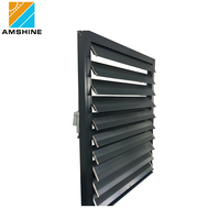 Persienne de ventilation réglable à impact ouragan fenêtre jalousie stores à persiennes en aluminium moteur pour persiennes électriques