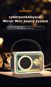 Specchio Abissale Cyberpunk con Luce RGB TWS 10W 360 °   Altoparlante Bluetooth con Riproduzione Scheda TF e AUX - Product Image 4