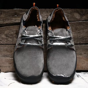 Chaussures décontractées d'extérieur en cuir véritable pour hommes, avec embout anti-collision, antidérapantes, respirantes, pour la randonnée et le travail - Product Image 1