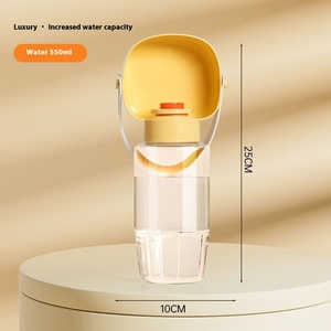 Bouteille d'eau portable pour chien, distributeur d'eau anti-fuite, distributeur de nourriture pour animaux de compagnie pour la randonnée en plein air et les promenades quotidiennes - Product Image 6