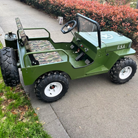Mini Kart Électrique Style Jeep pour Sites Touristiques et Parcs d'Attractions, Plaisir Tout-Terrain pour Adultes