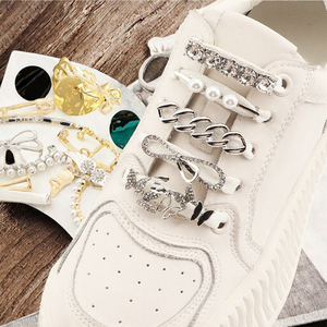FASTLACES Clips Metálicos para Cordones de Zapatos, Adornos Brillantes con Pedrería para Cordones de Zapatos, Decoración de Lujo para Cordones de Zapatos Deportivos /AF - Product Image 3