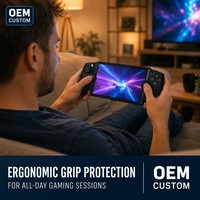 Étui de protection en silicone pour console de jeu portable, avec poignée diamantée et découpes intégrales, pour console de jeu PSP5