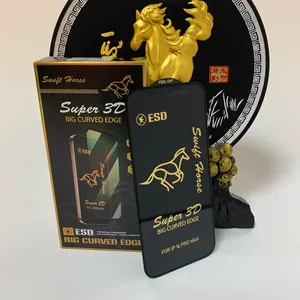 OG Swift Horse Pelicula De Vidro Celular Accesorios Protector De Pantalla De Teléfono Móvil ESD OG Vidrio Templado Para <span class=keywords><strong>iPhone</strong></span> 14 16 Pro Max - Product Image 2
