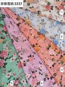 قماش جورجيت شيفون بالجملة مع حرير معدني للنساء - Product Image 3