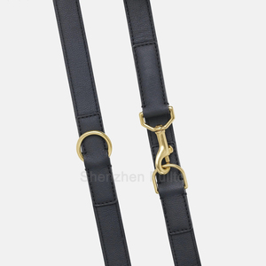 Correa Fullto de cuero de lujo para mascotas con logotipo impreso personalizado correa de perro personalizada - Product Image 6