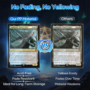 ब्लैक कार्ड आस्तीन डेक कार्ड के लिए मैट कार्ड आस्तीन के लिए मैट कार्ड आस्तीन और खेल कार्ड के लिए फिट - Product Image 4