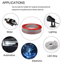 Kabel Ekstensi Strip Lampu LED 2/3/4/5/6PIN Kabel Tegangan Rendah # 22/20/18/17AWG