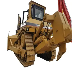 รถปราบดิน Cat D9R มือสองดั้งเดิมของสหรัฐอเมริกาใช้ Caterpillar Cat D9r D9h D 9 D10 Bulldozer สําหรับขาย