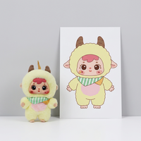 Caja Sorpresa de Peluches ODM OEM, Fabricante M, Mini Peluche Personalizable con Forma de Animal, Llavero Colgante, Caja Sorpresa