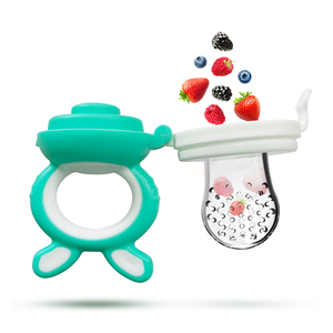 Sucette en silicone pour aliments frais pour bébé 0-12 mois Motif imprimé Sans BPA Débit lent - Product Image 5