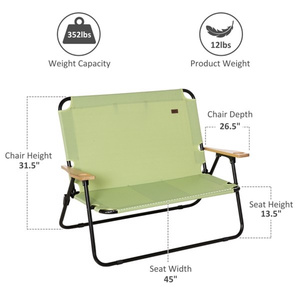 Chaises de camping pliantes en tissu Oxford avec logo personnalisé DB pour les voyages et les ateliers pour l'expédition (interdites par) - Product Image 5