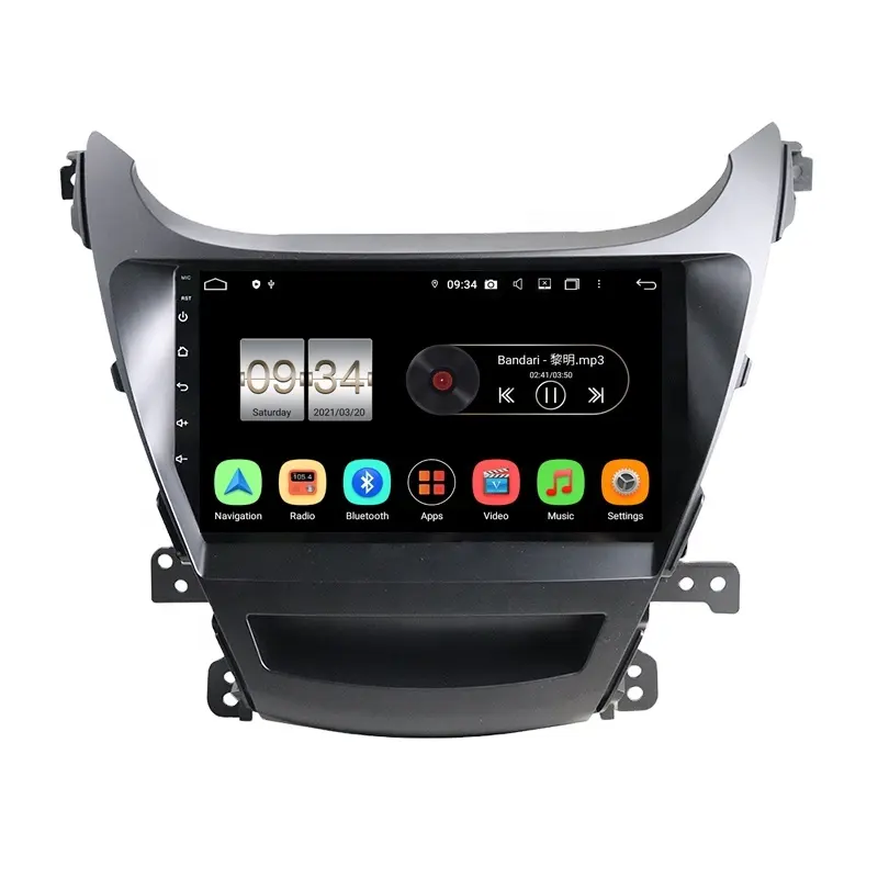 OEM reproductor multimedia Android 11 Sistema Elantra/Avante/I35 2014-2015 GPS de navegación del coche Carplay android auto