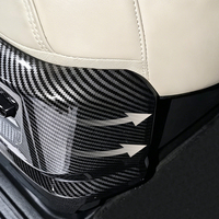 Para Accesorios Patrol Y63 2025-2026, Cubierta Protectora de Ventilación del Reposabrazos Trasero, Impermeable, Negra, ABS, para Consola Interior