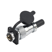 Conector WS24 de envío en 7 días, núcleo macho/hembra 2-19 para soldadura, enchufe de aviación, conector de alimentación, conjunto completo de enchufe y enchufe