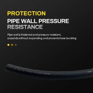 Endüstriyel Hidrolik/Yüksek Basınçlı Örgülü Siyah Esnek <span class=keywords><strong>EPDM</strong></span> Çevre Dostu Özelleştirilebilir Kauçuk Hortum - Product Image 6