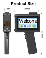 Imprimante jet d'encre portable à séchage rapide pour le codage par lots sur ligne d'emballage, écran tactile automatique, compacte, nouvelle compatibilité avec les œufs