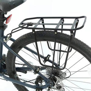 Porte-bagages arrière pour vélo de montagne modèle 26, en acier et aluminium, durable, noir, montage en surface, QT-965874147 - Product Image 1