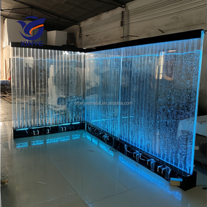 Custom Modern Water Bubble Room Divider for Hotels Waterproof Acrylic <strong>Panel</strong> Engineering Entrance Screen Partition Wall - Product Image 5