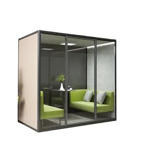 Prefabrik ofis ses geçirmez standında kapalı açık ofis Pod sessiz standında prefabrik ofis akustik Pod - Product Image 4