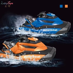 Lancha a Control Remoto de 2.4Ghz con Motor sin Escobillas para Piscina, Lago y Carreras Acuáticas al Aire Libre - Product Image 2