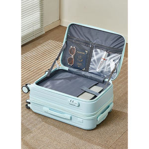 Valise de voyage à roulettes de grande capacité avec compartiment pour ordinateur portable, ouverture latérale avant, 20/22/24/26/28 pouces - Product Image 5