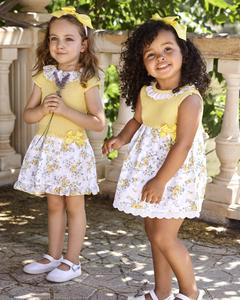 Ensembles de vêtements pour enfants personnalisés en gros pour filles, bébés et enfants, mode estivale, vêtements pour enfants à fleurs, robes pour petites filles - Product Image 2