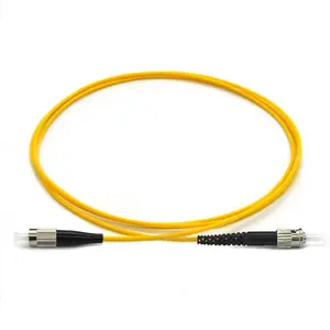 Özelleştirme ST PC Fiber optik yama kablosu için FTTH tek modlu Simplex FC PC