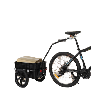 <span class=keywords><strong>Remorque</strong></span> à vélo robuste avec <span class=keywords><strong>attelage</strong></span> universel pliable chariot de chariot de vélo de stockage compact - Product Image 1
