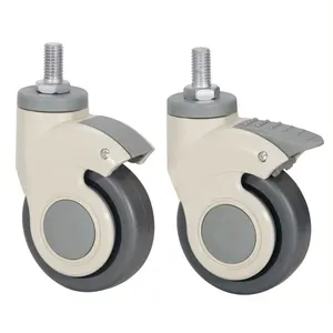hospital bed accessories central caster universal caster with brake,medical bed wheels