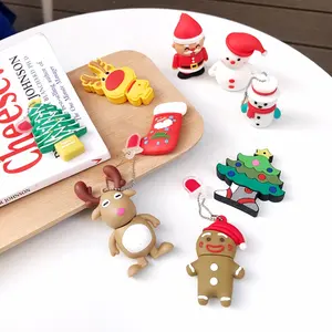 Hot sell Cartoon Christmas Gift Baby Wapiti Doll PVC 2.0 3.0 USB Flash Drive 1 2 4 8 16 32 64 128 256 512 GB with real memory