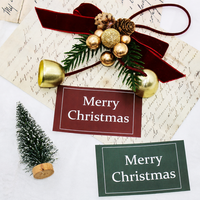 Autocollants de Noël - Étiquettes adhésives personnalisées imperméables « Joyeux Noël » pour boîtes cadeaux, cartes et emballages alimentaires