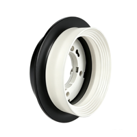 Plafonnier encastré LED moderne Gx53 IP44 avec boîtier anti-éblouissement en alliage d'aluminium blanc et noir
