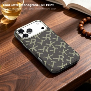 Nueva Funda Magnética de Cuero PU con Textura de Fibra de Carbono para iPhone 17 14 15 16 Pro Max 17 Air, Carga Inalámbrica, Antigolpes - Product Image 6