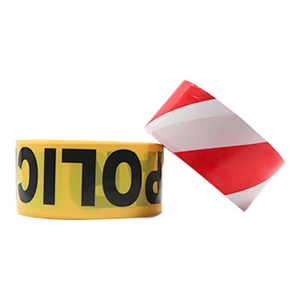 Ruban de signalisation de sécurité pour sol - Logo de <span class=keywords><strong>zone</strong></span> dangereuse, bande de précaution haute visibilité - Product Image 1