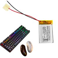 Batterie au lithium polymère Li-ion personnalisée OEM BIS 3.7V 555075 383198 383178 102035 2500mAh 1300mAh 1000mAh 650mAh pour appareils électroniques