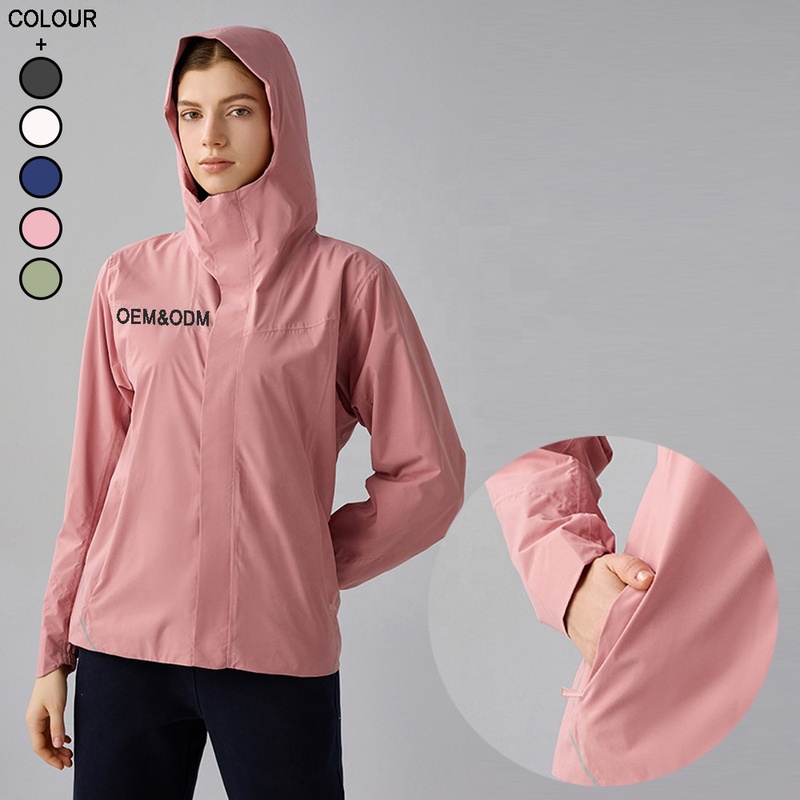 Active Wear Windproof Waterproof Zip up
