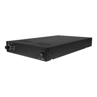 Amplificateur de réseau V Dante 120W à 480W, amplificateur audio numérique pour solutions audio en réseau commerciales, éducatives et de transport