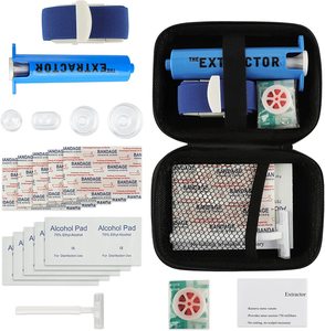 <span class=keywords><strong>Kit</strong></span> de mordedura de serpiente de alta calidad, caja de EVA, extractor de veneno azul de emergencia, bomba de succión, picadura de insecto, fabricante de botiquines de primeros auxilios - Product Image 5