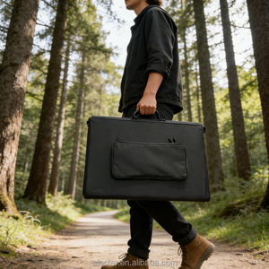 Panel Solar Monocristalino Plegable Alecter Solar War de 400W, Certificado TUV, Eficiencia >23%, Tamaño de Celda 579x521x56mm, Color Negro, para Exteriores - Product Image 4