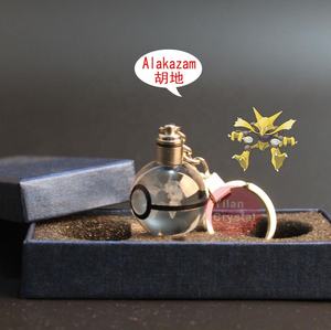 30mm <span class=keywords><strong>Alakazam</strong></span> क्रिस्टल प्रहार गेंद बच्चों के उपहार के लिए चाबी का गुच्छा इंद्रधनुष प्रकाश का नेतृत्व किया - Product Image 2