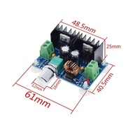 XH-M401 Modul Step-Down DC-DC XL4016E1 Papan Regulator Tegangan DC Daya Tinggi dengan Stabilisasi Tegangan Buatan China