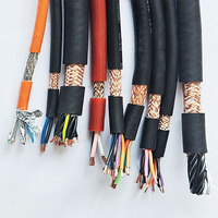 Câble blindé torsadé RVVP RS 485 à 4 conducteurs, 2 paires, 4 fils torsadés, gaine FEP, 26AWG 24AWG 22AWG, 4/5/6 conducteurs pour systèmes sous-marins