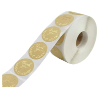 Autocollants d'étiquette ronde en feuille d'or imperméables personnalisés logo de produit en vinyle d'affaires pour l'emballage de soins de la peau et de rouge à lèvres